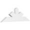 Ekena Millwork Saratoga Architectural Grade PVC Gable Bracket, 36"W x 12"H x 2"D x 4"F, 8/12 Pitch GBP036X12X0204SAR00 - alternate 1